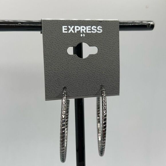 Express Hoop Earrings $16ea / 3 for $25 - Picture 1 of 6